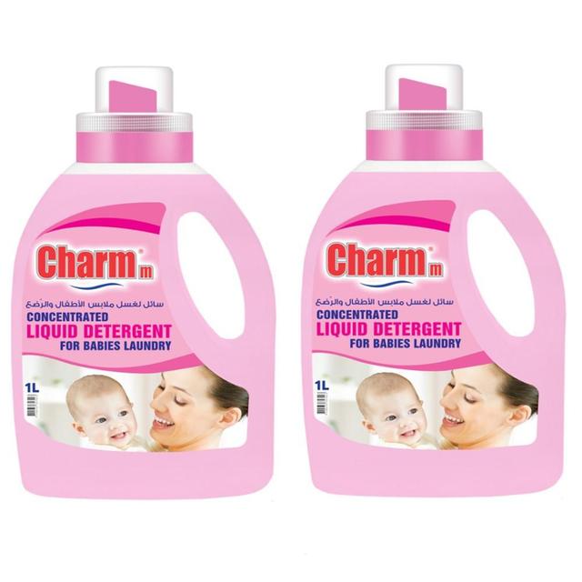 Charmm - Liquid Detergent For Baby's Laundry - 1 L - 2pcs