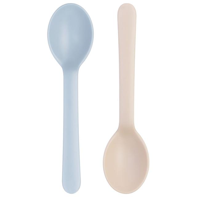 Inochi - Amori Spoons - 2pc Set - Milky Orange & Light Blue