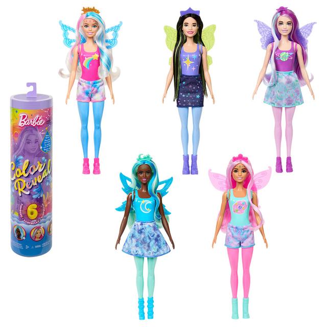 Mattel Games - Barbie Color Reveal Barbie Rainbow Galaxy Series 1pc - Style May Vary