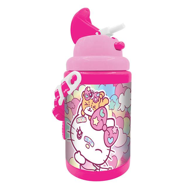 Hello Kitty - Water Bottle With Strap - 460 ml