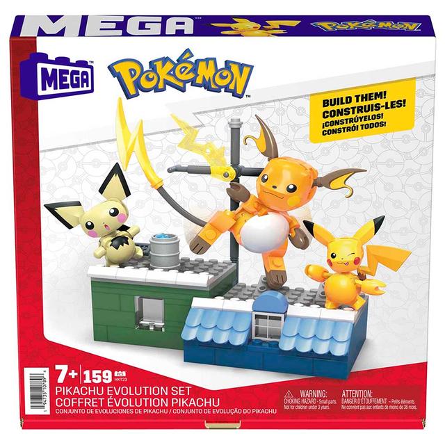 Mattel Games - Mega Pokemon Pikachu Evolution Set - 159pcs