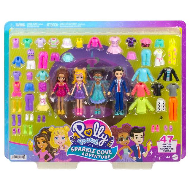 Polly Pocket - Sparkle Cove Fashion Pack - 47pcs