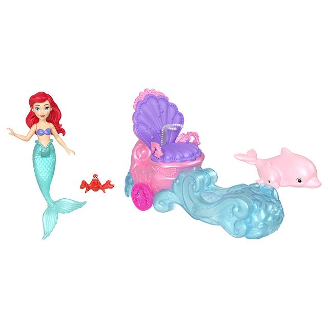 Mattel Games - Disney Princess Small Doll - Ariel & Vehicle