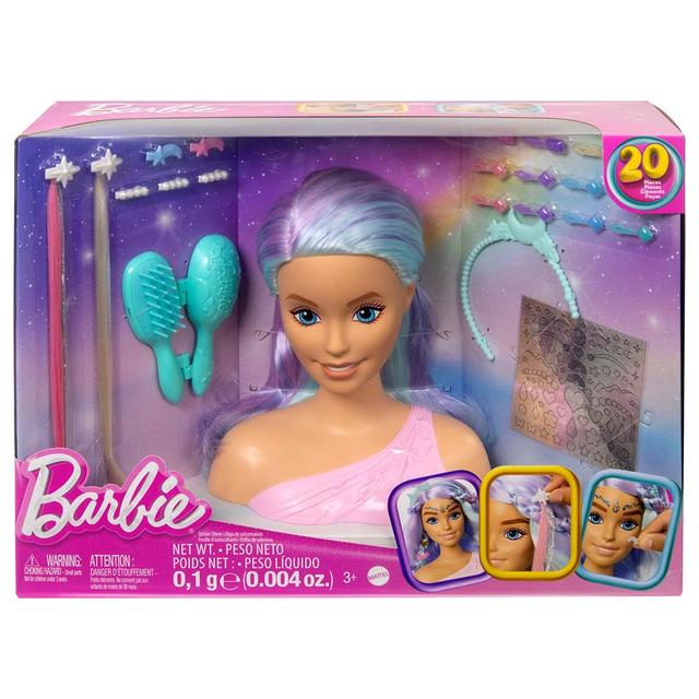 Mattel Games - Barbie Fairytale Styling Head Playset - 20pcs