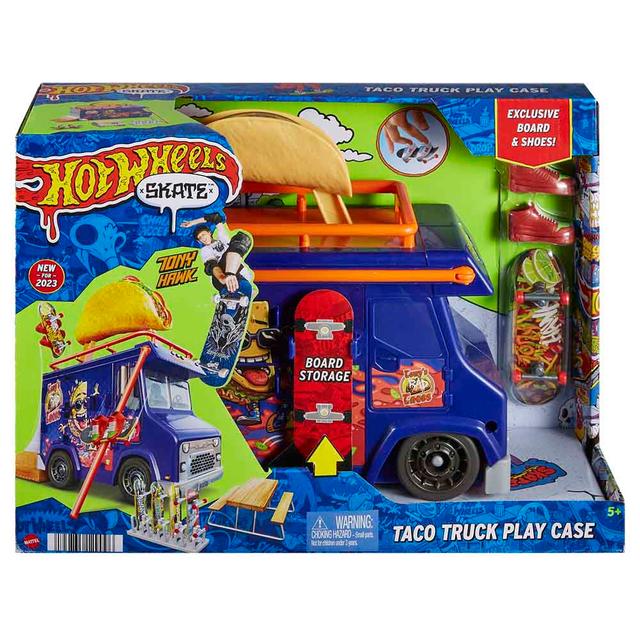 Mattel Games - Hot Wheels Skate Tony's Taco Truck Play Case