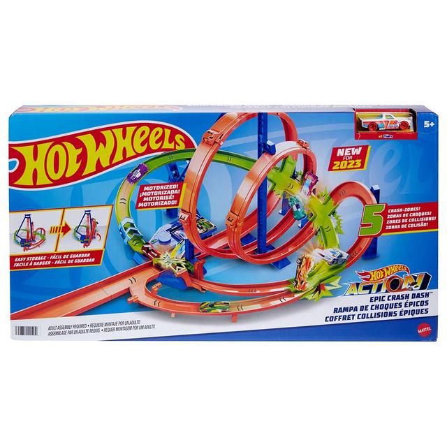 Mattel Games - Hot Wheels Action Epic Crash Dash Playset