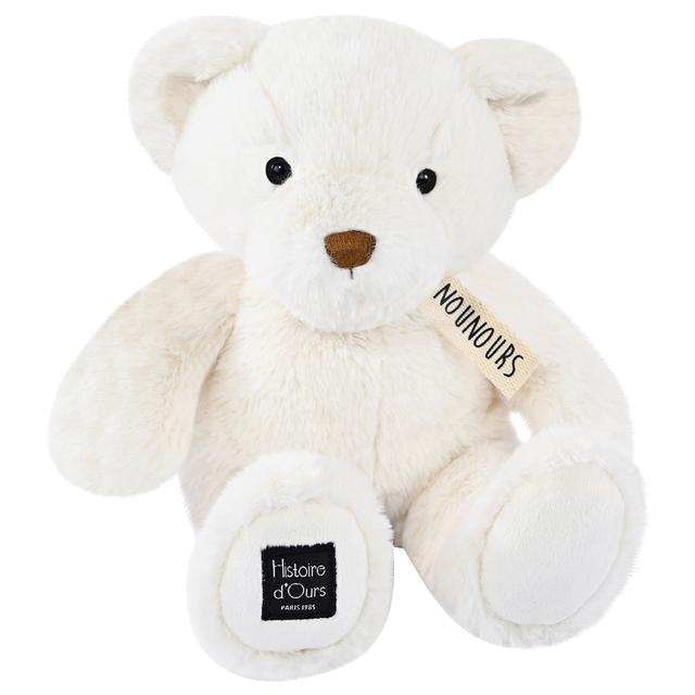 Histoire D'Ours - Teddy Bear Plush Toy - White - 28cm