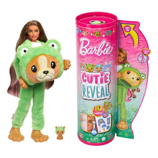 Barbie - ️ Cutie Reveal Costume Cuties Series - Dog In Frog