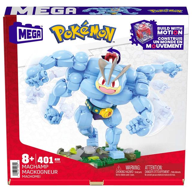 Mega Bloks - Pokemon Core Machamp  Buildable Playset - 401pcs