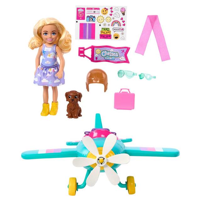 Barbie -  Club Chelsea Can Be Plane Playset