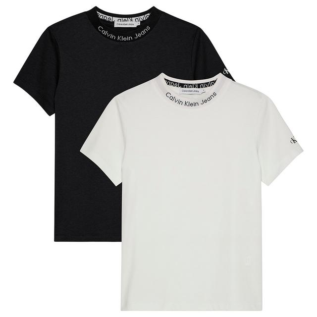 Calvin Klein - 2pc-Set - Boys Short Sleeves T-Shirt - Bright White/Ck Black