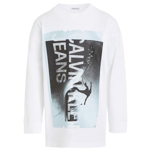 Calvin Klein - Jersey Photograph Long Sleeve T-Shirt - White