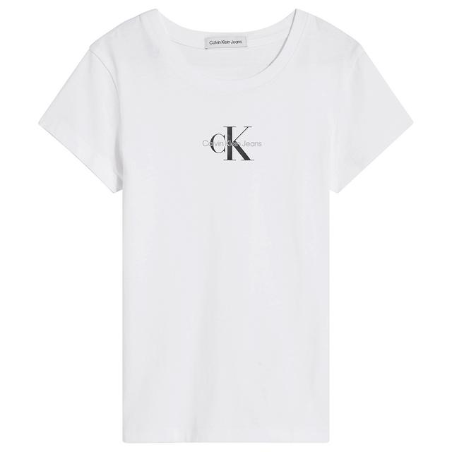 Calvin Klein - Short Sleeves Monogram T-Shirt - White