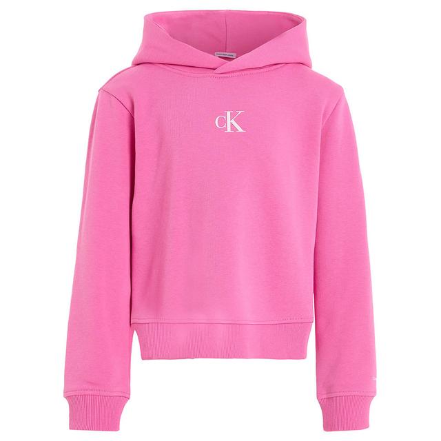 Calvin Klein - CK Logo Boxy Hoodie - Pink