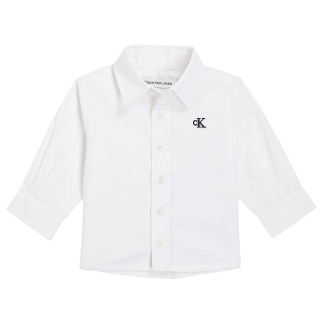 Calvin Klein - Poplin Long Sleeve Shirt - White