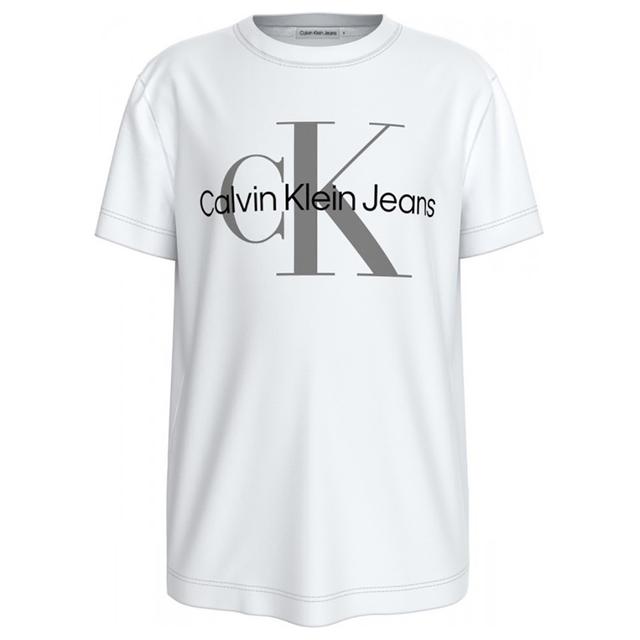 Calvin Klein - Ck Monogram Short Sleeves T-Shirt - White