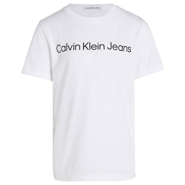 Calvin Klein - Logo Design Short Sleeves T-Shirt - White