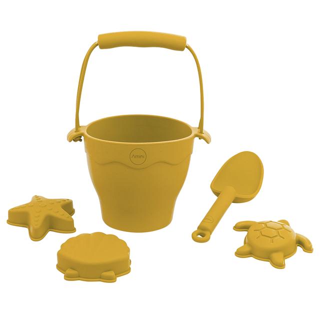 A'ish Home - Beach Bucket Playset - Mango Yellow - 5pcs