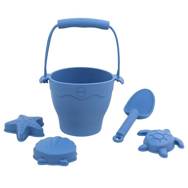 A'ish Home - Beach Bucket Playset - Blue - 5pcs