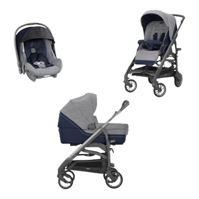 Inglesina - 3-in-1 Trilogy City Travel System - Antigua Blue