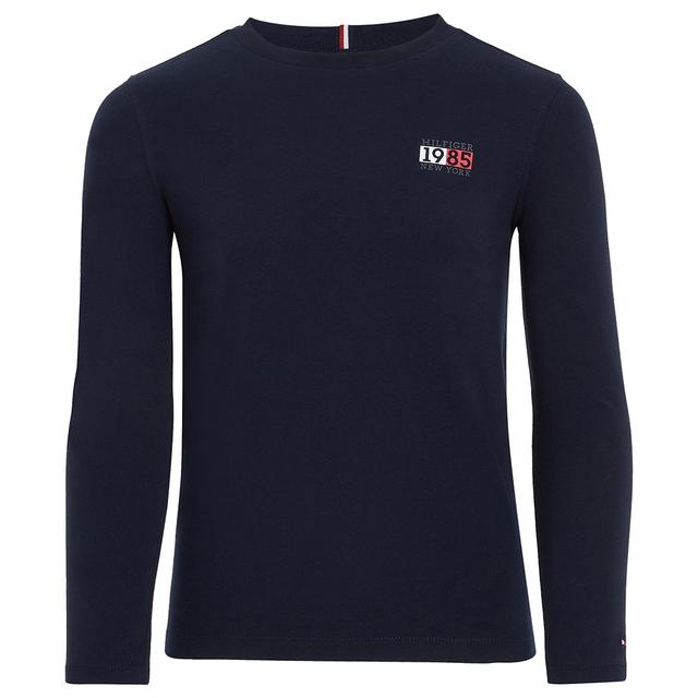 Tommy Hilfiger - New York Flag Graphic Long Sleeves Tee - Blue