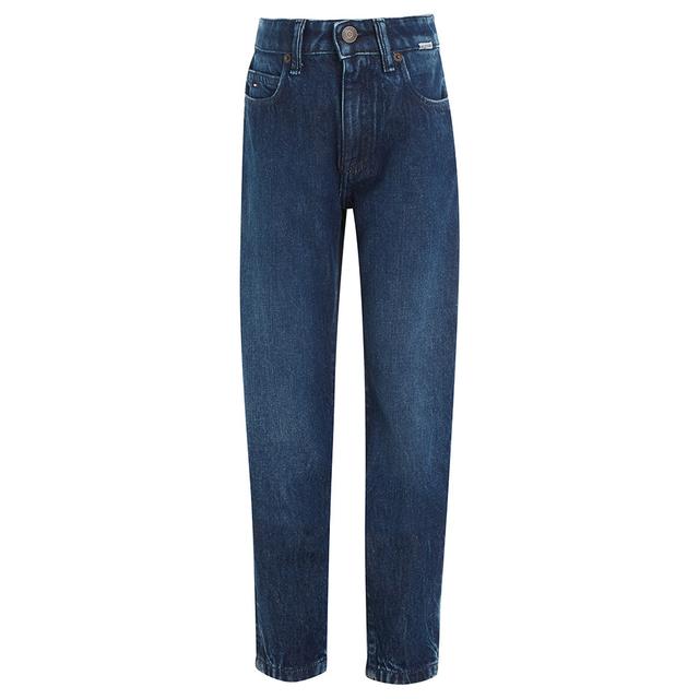 Tommy Hilfiger - Modern Straight Label Denim Pant - Blue