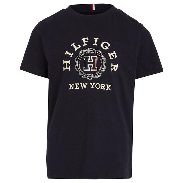 Tommy Hilfiger - Hilfiger Monotype Archived Crest Logo T-Shirt - Blue