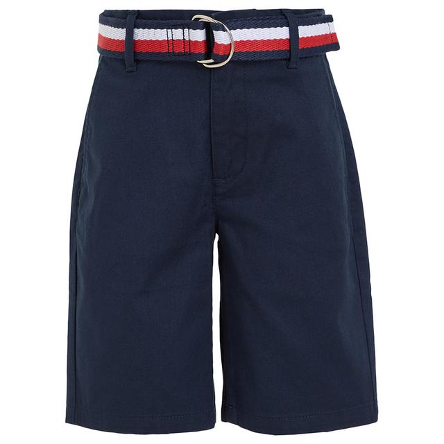 Tommy Hilfiger - Woven Belted Shorts - Blue