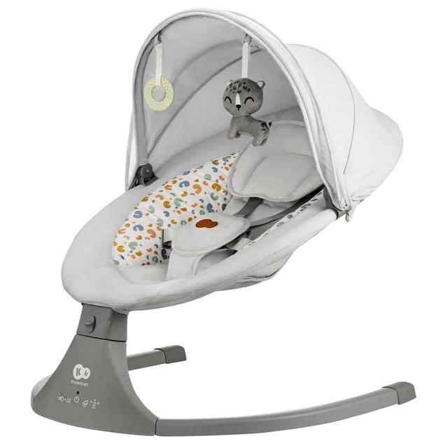 Kinderkraft - Lumi 2 Electric Rocker-Bouncer - Light Grey