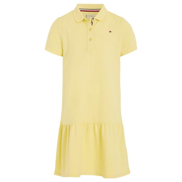 Tommy Hilfiger - Essential Dropped Waist Polo Dress - Yellow