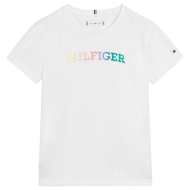 Tommy Hilfiger - Hilfiger Monotype Logo Short Sleeves Tee - White