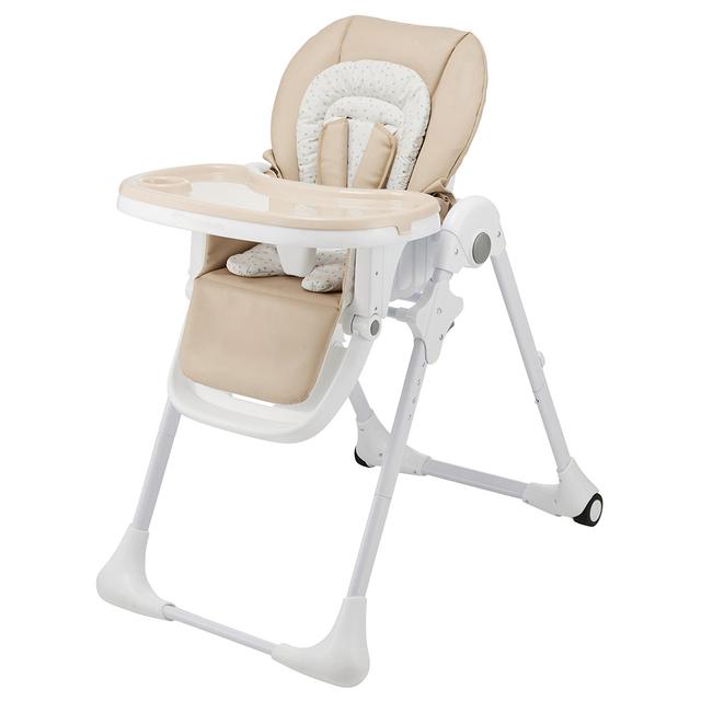 Kinderkraft - 2-in-1 Tummie High Chair - Beige