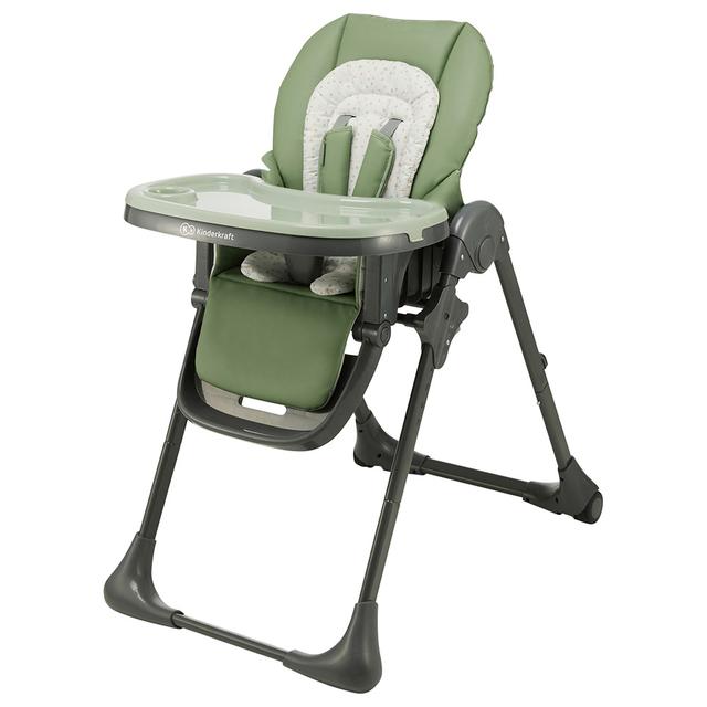 Kinderkraft - 2-in-1 Tummie High Chair - Green