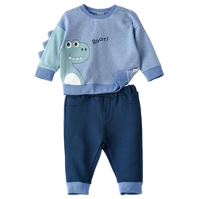 Tiny Hug - Long Sleeve T-Shirt & Pyjama Set - Blue