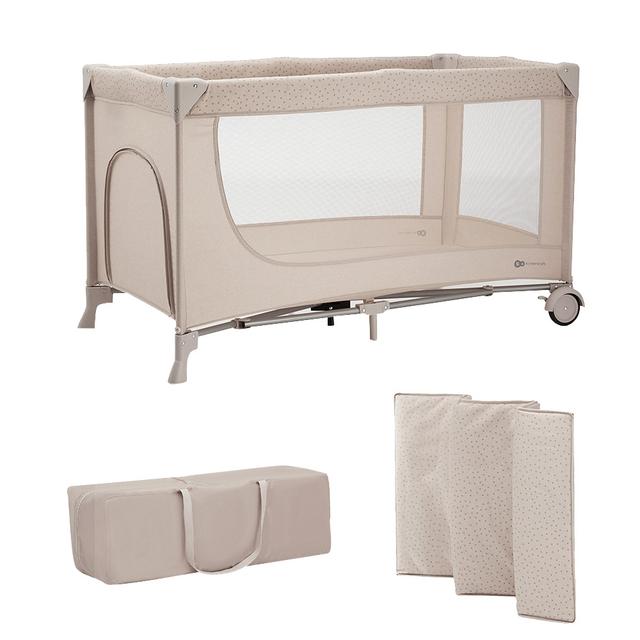 Kinderkraft - Joy 2 Travel Cot With Accessories - Beige