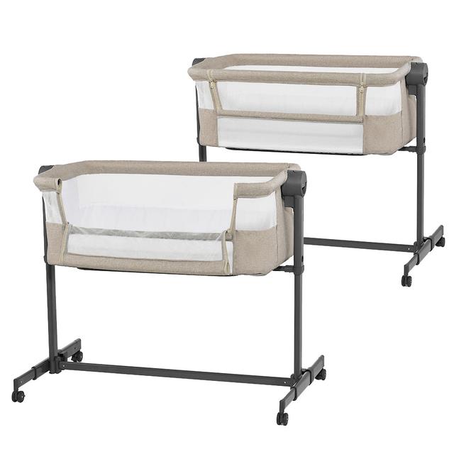 Kinderkraft - Neste Up 2 Bedside Cot - Beige