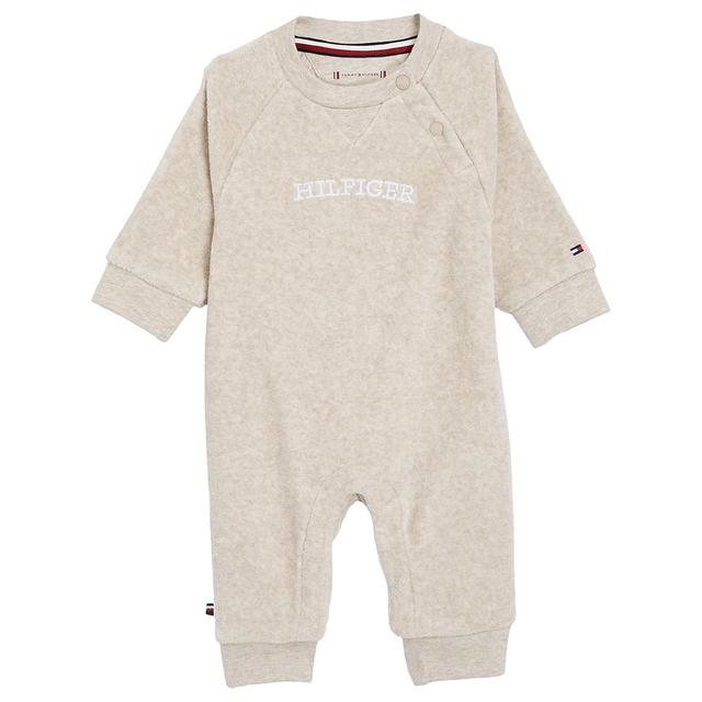 Tommy Hilfiger - Baby Curved Monotype Coverall - Brown