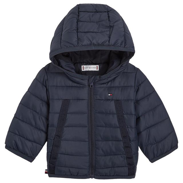 Tommy Hilfiger - Baby Monotype Tape Puffer Jacket - Blue