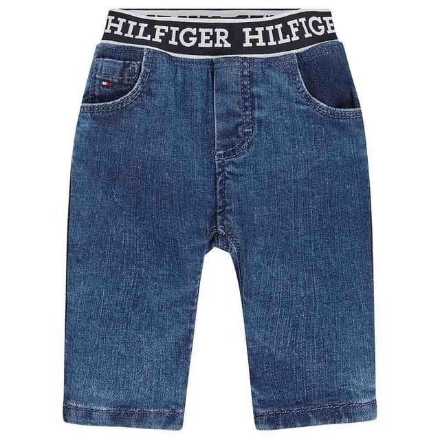 Tommy Hilfiger - Baby Monotype Denim Pants - Blue