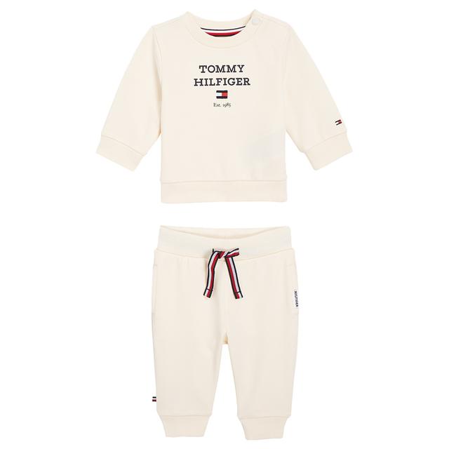 Tommy Hilfiger - 2pc-Set - Baby TH Logo Print Set - Beige