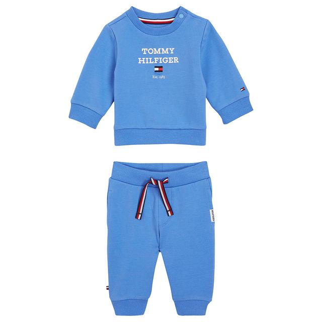 Tommy Hilfiger - 2pc-Set - Baby TH Logo Print Set - Blue