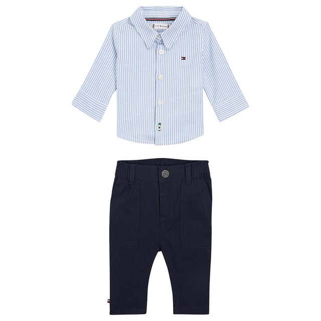 Tommy Hilfiger - 2pc-Set - Baby Ithaca Shirt Set Giftbox - Blue