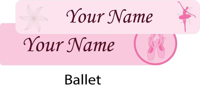 Ladybug - School Labels Ballet - Pack of 131