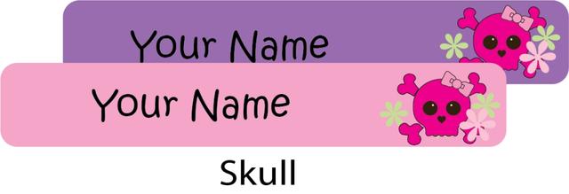 Ladybug - School Labels Skull - Pack of 131