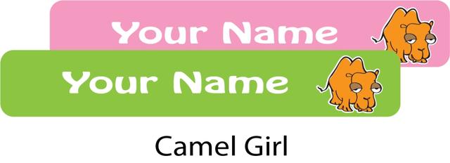 Ladybug - School Labels Camel Girl - Pack of 131