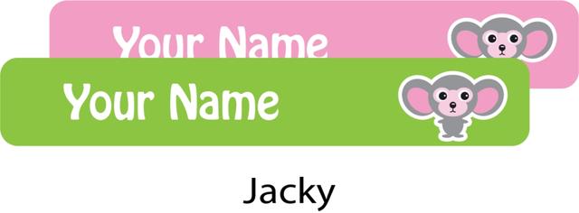 Ladybug - Nursery Labels Jacky - Pack of 90