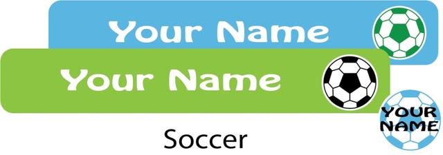 Ladybug - Nursery Labels Soccer - Pack of 82