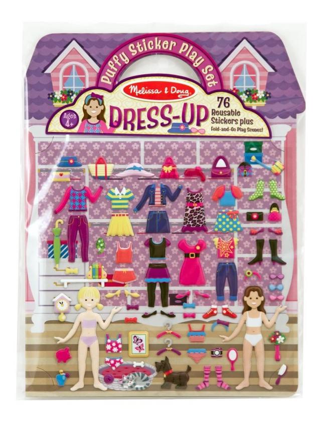 Melissa & Doug Puffy Sticker Play set - Dress up