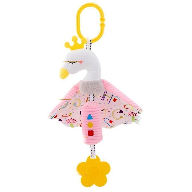 Little Angel - Baby Stroller Plush Hanging Rattle Mobile Toy - Pink