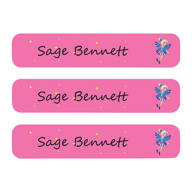 Ladybug Labels - Personalized Waterproof Large Labels - Little Fairy - 30pcs